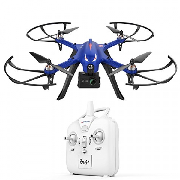 Drone for Gopro – DROCON Blue Bugs Brushless Motor Quadcopter for Inexperienced persons – 18Min Lengthy Working Time – 300 Meters Lengthy Administration Vary
