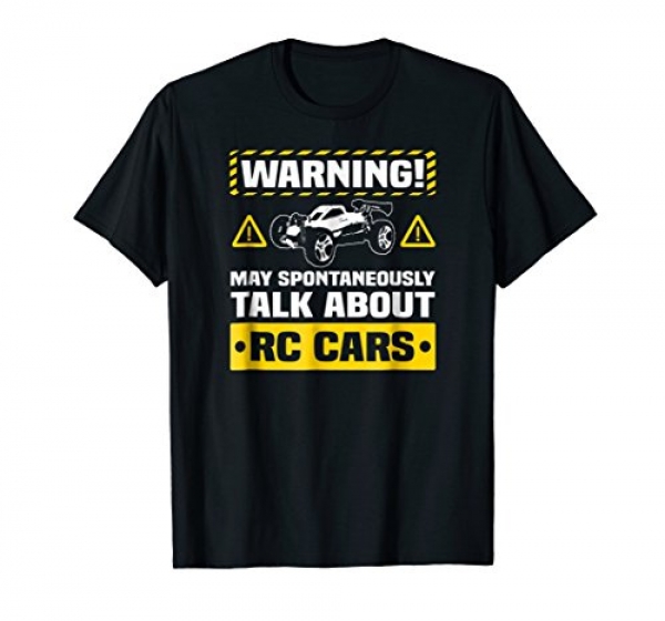 RC Vehicle Droll Warning T-Shirt Some distance away Aid a watch on Vehicle Hobby