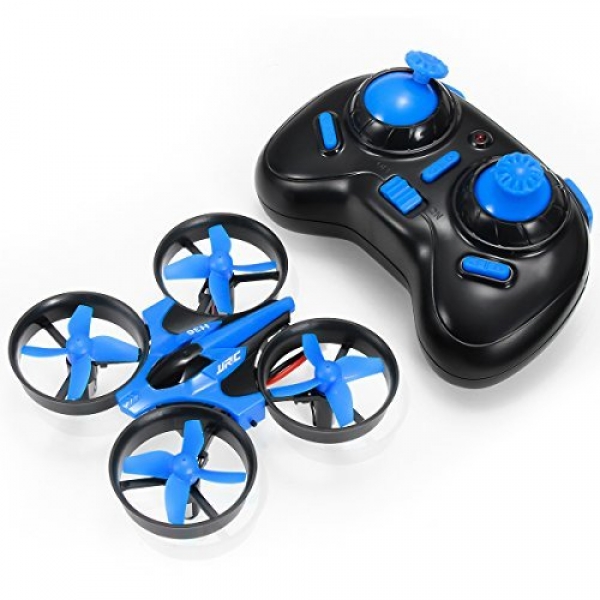 REALACC H36 Mini Quadcopter Drone 2.4G 4CH 6 Axis Headless Mode Far away Withhold watch over UFO Nano Quadcopter RC Toy RTF Mode 2 (Blue)