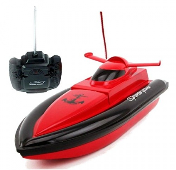 RC Boat,KingPow High Lumber Electric Rapid RC Boat Radio Remote Hang an eye on Boat(The Motor And Ride Hang No Reaction On The Land)-Purple