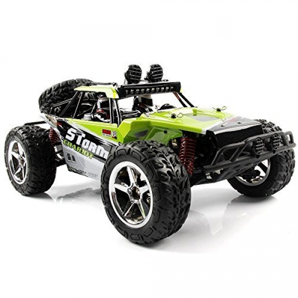 AHAHOO 1:12 Scale RC Cars 35MPH+ Excessive Flee Off-Road Far off Regulate Automobile 2.4Ghz Radio Controlled Racing Monster Vehicles Rock Climber with LED Gentle Vision (Inexperienced)