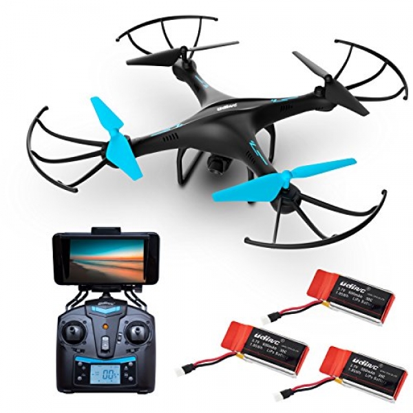 “U45WF” WiFi FPV Drones with Digicam for Adults and Children + three RC Drone Batteries and Digicam Drone Vitality Financial institution
