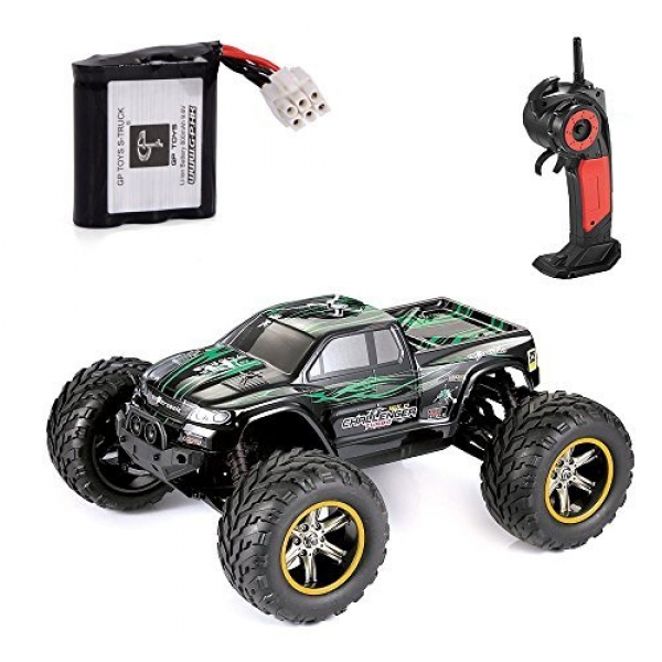 GPTOYS RC Truck 33+MPH 1/12 Scale RC Truck 2.4Ghz 2WD Excessive Bound Electric A long way-off Controlled Automobile（third Model）
