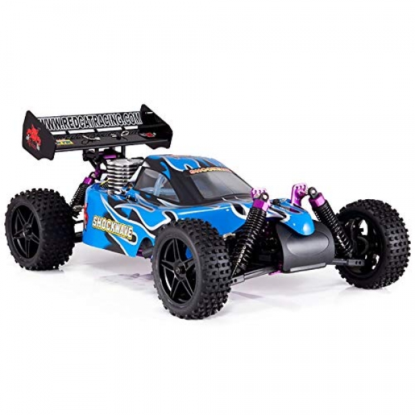 Redcat Racing Shockwave Nitro Buggy, Blue, 1/10 Scale