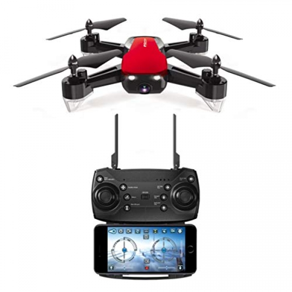 Kanzd FQ40 2.4G 720P Huge-Attitude WiFi HD Camera Drone RC Helicopter Quadcopter Flit (Purple)