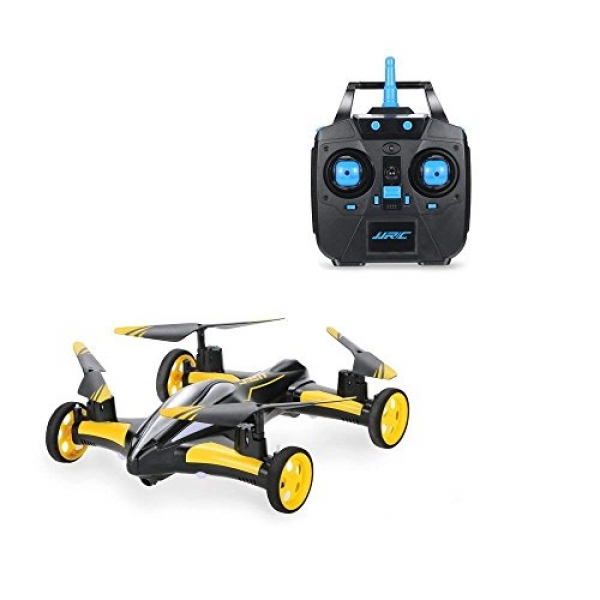 TOYEN GordVE GV008 Flying Cars Quadcopter Automobile Far away Attend watch over Automobile and RC Quadcopter Far away Attend watch over Drone Flying Automobiles-Yellow