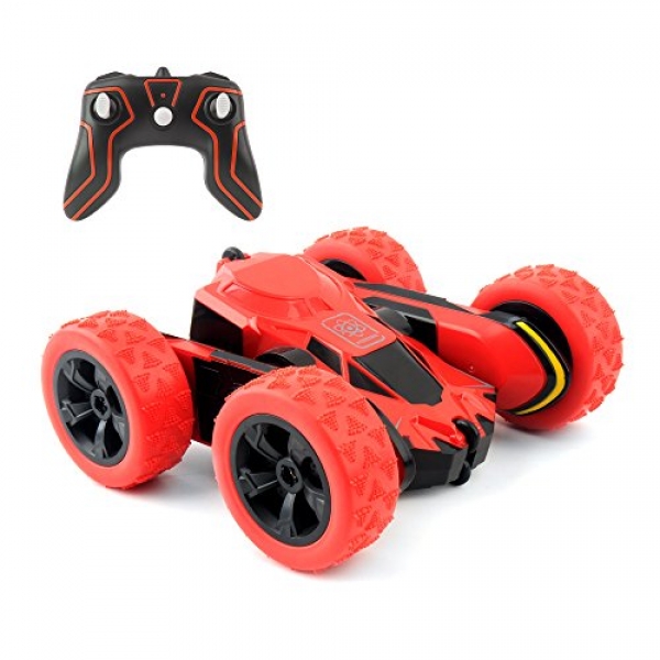 Trippix RC Stunt Vehicles, 4wd 2.4Ghz 1/28 Far off Preserve watch over Off Avenue Toy Automobile, Double Sided 360° Rotatable Flippable High Tempo Automobile Toy for Youngsters,