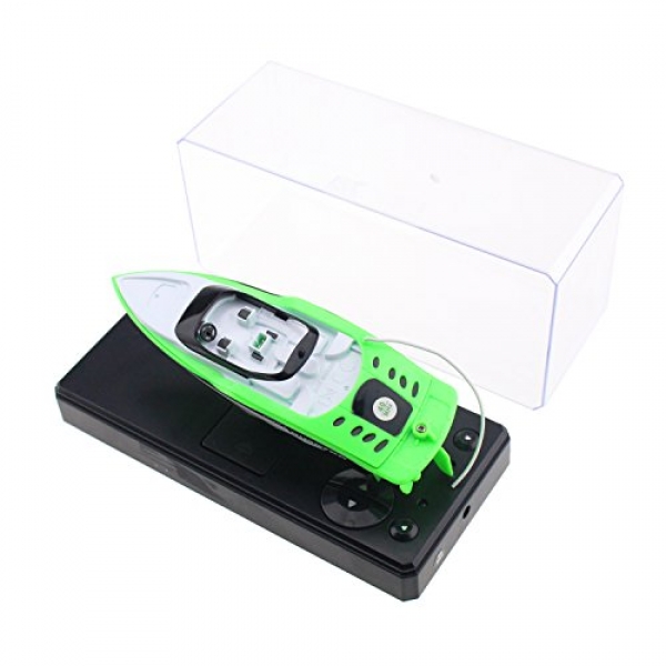 Tipmant four CH Mini RC Boat Ship Radio A long way flung Withhold an eye on Speedboat Velocity Racing Boat Water Toy Kids Reward (Inexperienced)