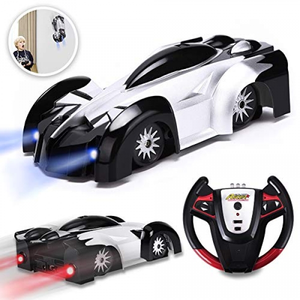YEZI Rc Vehicles for Children,360°Rotating Stunt Dual Mode Wall Climbing Automobile Rechargeable, Head and Rear with Famous LED Gentle,Distant Wait on an eye on Automobile toys for age 2 3 4 5 6 7 Eight-sixteen one year mature boys ladies Simplest items