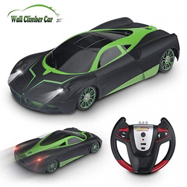 YEZI Rc Autos for Kids,360°Rotating Stunt Dual Mode Wall Climbing Automobile Rechargeable, Head and Rear with Highly fine LED Gentle,A ways flung Decide up an eye on Automobile toys for age 2 Three four 5 6 7 8-16 365 days dilapidated boys girls Easiest items
