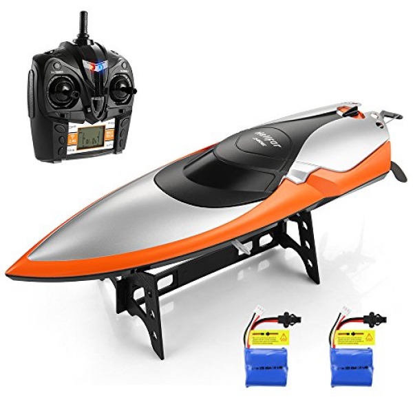 HELIFAR RC Boats Far-off Control Boat Swimming pools and Lakes 2.4GHz Excessive Tempo Boat 20MPH a hundred and eighty Stage Flipping RC Racing Boat Adults &