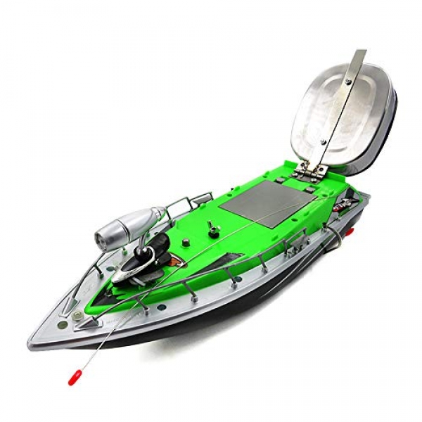 Insaneness Yule Gift Toys Flytec Electric Fishing Bait RC Boat 300M Remote Fish Finder with Searchlight (Inexperienced)