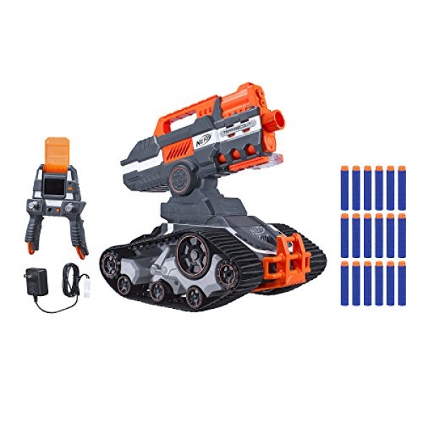 TerraScout Nerf Toy RC Drone N-Strike Elite Blaster with Dwell Video Feed 18 Legitimate Nerf Elite Darts and Rechargeable Battery For Kids,