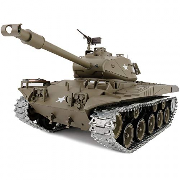 Excellent 2.0 Model 1/Sixteen 2.4Ghz A ways away Succor watch over M41A3 Walker Bulldog Tank Mannequin(Upgraded/Steel Equipment Gearbox)(Upgraded/Steel Tracks &Sprocket Wheel)