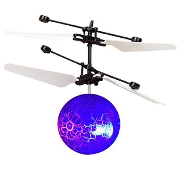 Naladoo RC Flying Ball Drone Helicopter Ball Constructed-In Shinning LED Lighting For Kids Toy