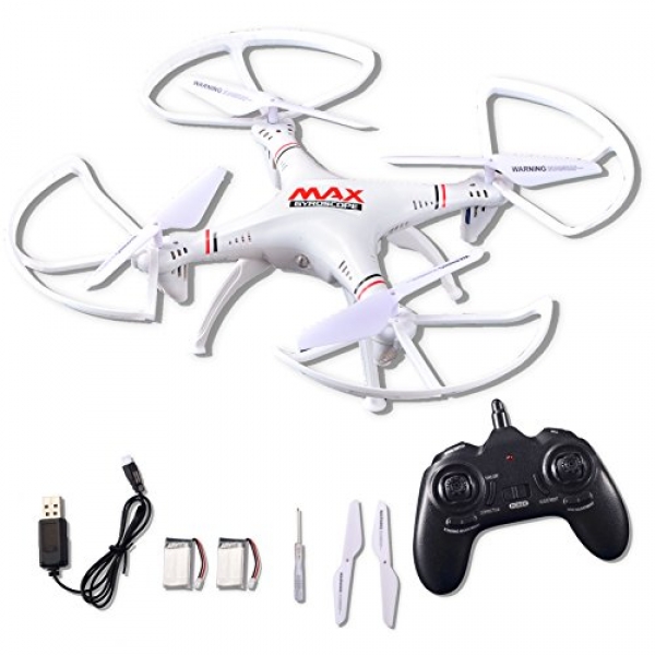 RC Helicopter Drone Quadcopter 2.4Ghz 6-Axis Gyro four Channels with Altitude Defend, Simplest Want for Drone Starter Coaching with Bonus Battery,