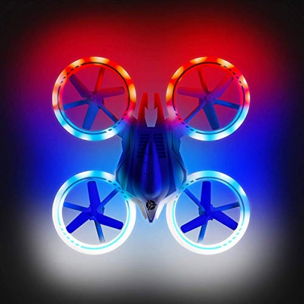 Mini Drones for Kids – UFO 4000 360 Flip Stunt Drone Multicolor LED RC Quadcopter Gifts for Boys and Ladies