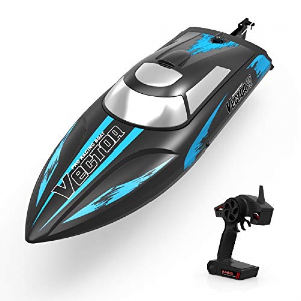 VOLANTEXRC RC Boat High Amble Pool Racer 795-3 Vector30 2.four GHz Remote Take care of a watch on Boats 30km/h with Self-righting auto roll Encourage,