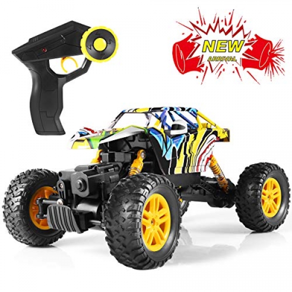 Far away Regulate Automobile, Graffiti RC Vehicles Kid Toys for Boys Women All Terrain 4wd & Twin Motors High-Gallop Telecar,