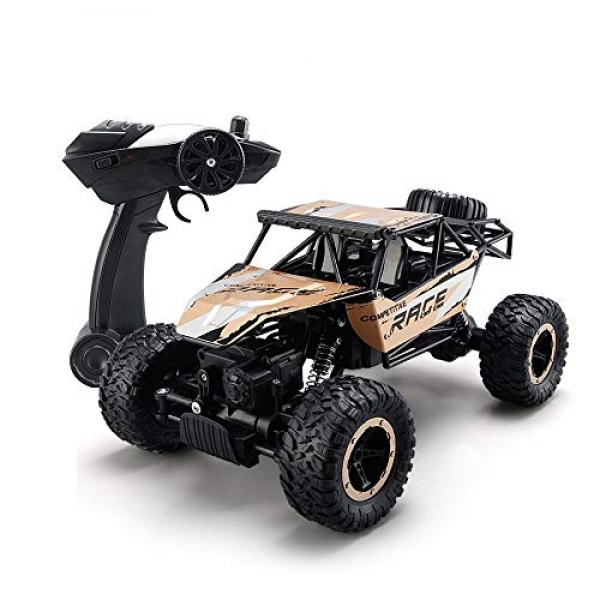 ToyPark RC Automobile, 1:14 Scale 2.4Ghz 4WD Some distance off Establish a watch on Truck RC Rock Off-Road Automobile Electrical Automobile