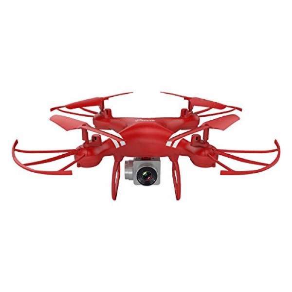 Kanzd Huge Angle Lens HD Digicam Quadcopter RC Drone WiFi FPV Live Helicopter Fly (Red with Digicam)