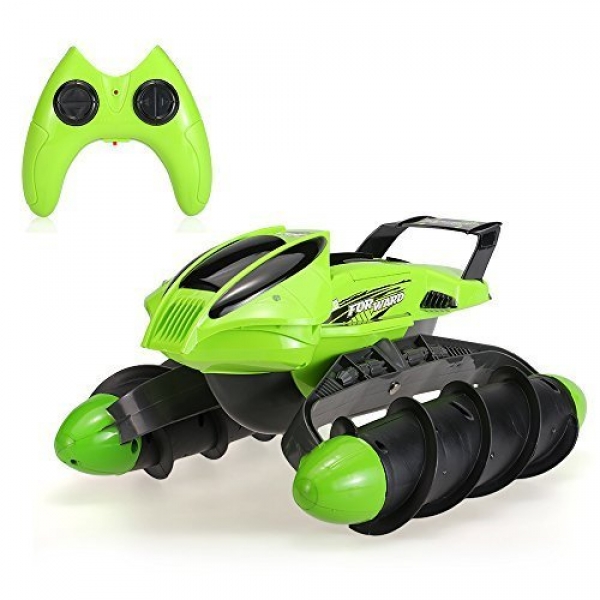 Goolsky 2.4GHz Amphibious Stunt Water-proof All-terrain Sand Lake Pool Grass Snow Slippery Avenue Excessive Bustle RC Tank Boat