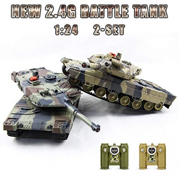 RC Preventing Battle Tank 1:24,Space of two ,Far flung Support a watch on Struggling with Tank Toys for Young folk