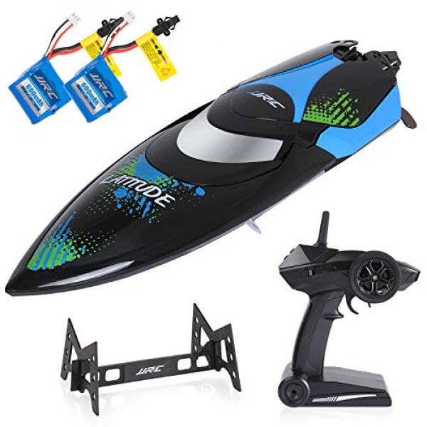 SGILE A ways-off Alter Boat, 25 KM/H RC Racing Boat with 2 Free Batteries, 2.Four GHZ High Flee Boat Toy for Pool Sea,Sunless
