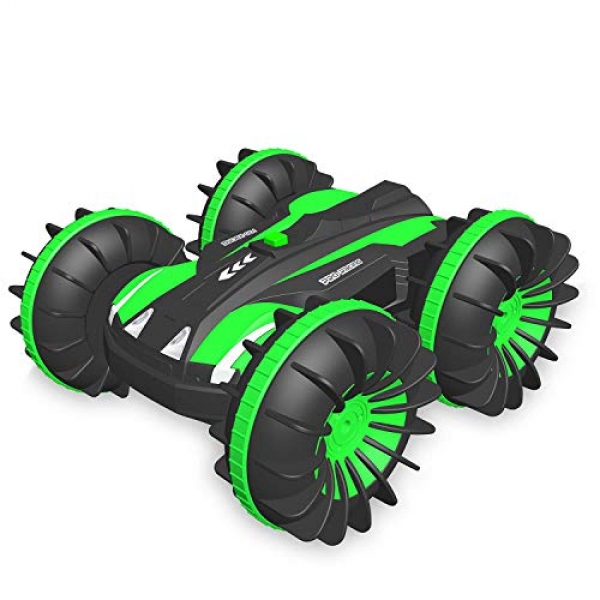 A long way away Withhold watch over Car Boat Truck four wheel pressure 6CH 2.4Ghz Land Water 2 in 1 RC Toy Car Multifunction Waterproof Stunt 1:sixteen A long way away Car with Rotate 360 Electric Car Toy by FREE TO FLY