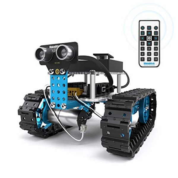 Makeblock Starter Robotic Equipment, DIY 2 in 1 Evolved Mechanical Constructing Block, STEM Education for 10+ yrs Childhood to Learn Robotics,