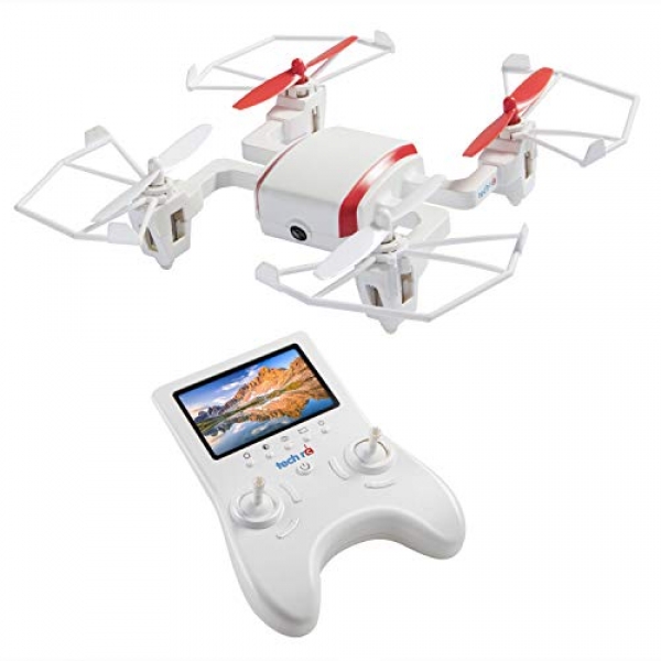 Tech RC Mini Drone with 5.8G LCD Screen Staunch Time Transmitter, 720P HD Camera Quadcopter FPV Are residing Video &