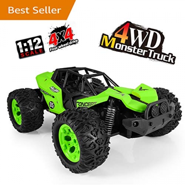 RC Automobile Toys, Off Road Autos Automobile 2.4Ghz 1/12 Crawlers Off Road Automobile Toy Faraway