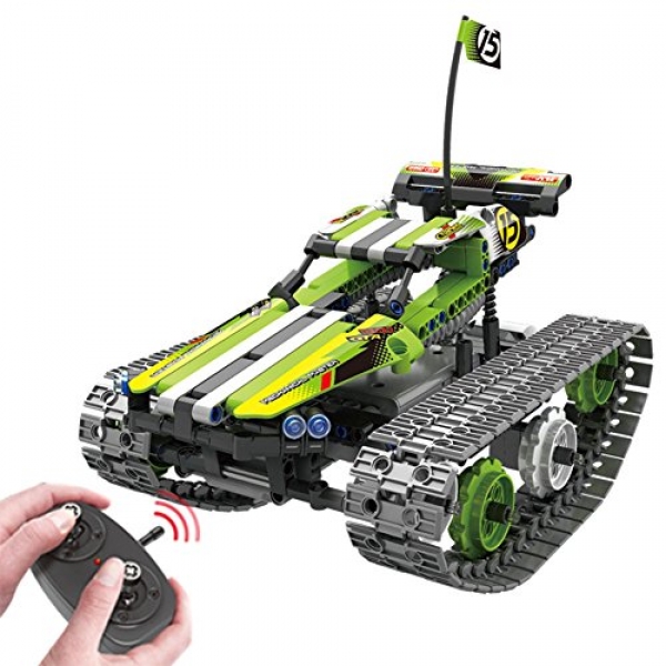 BIRANCO. Remote Have watch over Automotive for Boys – RC Tracked Racer Constructing Blocks Perform Equipment, Fun, Academic, Discovering out,