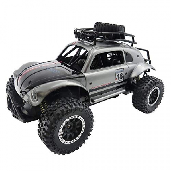Littleice High-Lumber Distant Control RC Automobile 1:14 Tubby-Scale 2.4G Racing Off-Highway Automobile 25km/H Independent Suspension Off Highway Crawler (Sliver)