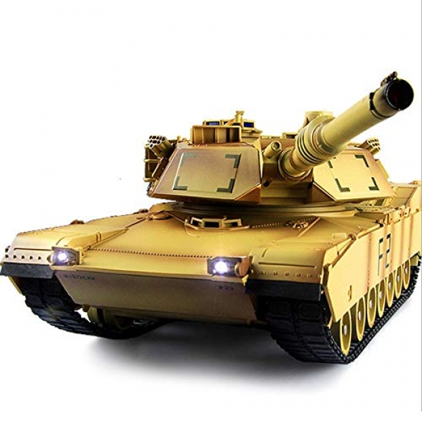 MCJL RC Protection pressure Fight Tank Toy Radio Attach a watch on Tank Toy Teen boy Headlight Sound Exact Recoil Simulation USB Rechargeable