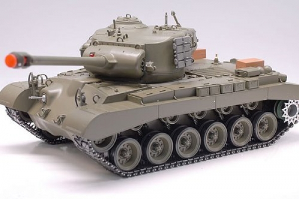 Snow Leopard M26 Pershing WWII RC Smoking & Sound 1/16 Radio A long way away Regulate Airsoft Fight Tank
