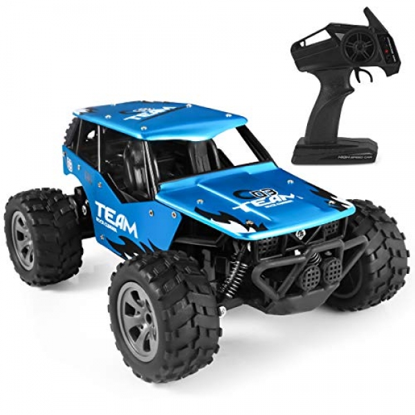 RC Automobile Toys, Off Dual carriageway Vehicles Automobile Four wheel force 2.4Ghz 1/sixteen Crawlers Off Dual carriageway Automobile Toy Far-off Administration Automobile,