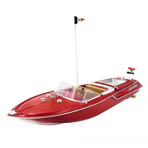 RC Boat, 2.4GHz A long way away Control Wireless 20km/h High Scramble RC Electric Boat by PSFS (Crimson)
