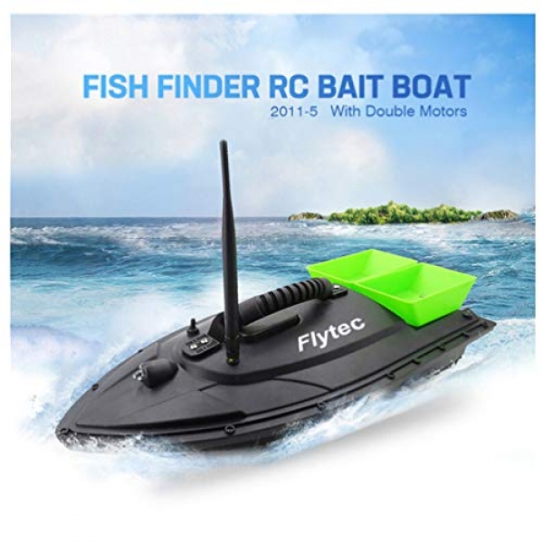 Distant Preserve an eye fixed on Fishing Bait Boat, callm Fish Finder 1.5kg Loading 500m Fishing Tool Neat RC Boat Toy Wireless Neat Fishing Tool,