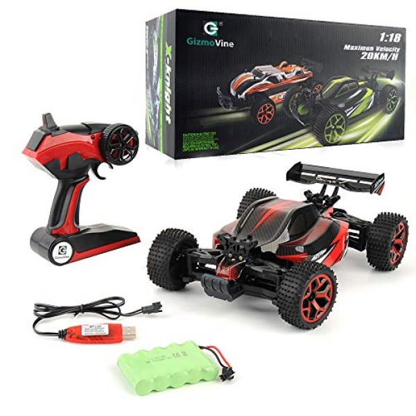 Gizmovine RC Car, 2019 Version Most modern Far flung Regulate 2.Four GHz Excessive Dart Car 1/18 Scale Gigantic Dimension RC Automobiles ,