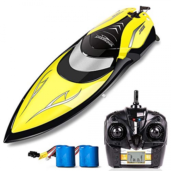 Faraway Have watch over Boats – SHARKOOL H106 Rc Self Righting Racing Boats for Boys & Girls, 2.4Ghz Excessive Bustle Faraway Have watch over Boat Toys for Children Or Adults.