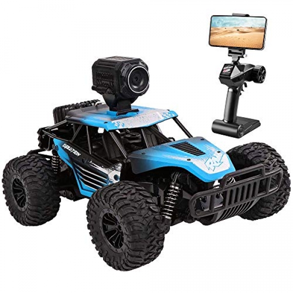 RC Automobile, DeXop Most traditional 2.4Ghz four wheel power Off-Side road A long way-off Contorl Automobile with HD Camera &