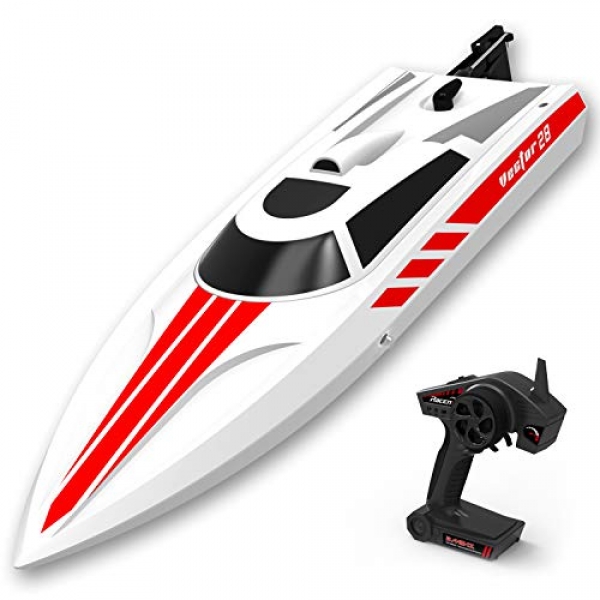 VOLANTEXRC A ways off Administration Boat RC Boat Vector28 11inch 19mph Excessive Recede RC Watercraft Water Cooling Plot, Excessive Waterproof in Swimming pools,