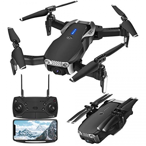 GPS Drones with Camera 1080p for Adults，EACHINE E511S WiFi FPV Are residing Video with 1080P Adjustable Wide-Angle Camera and GPS Return Dwelling,