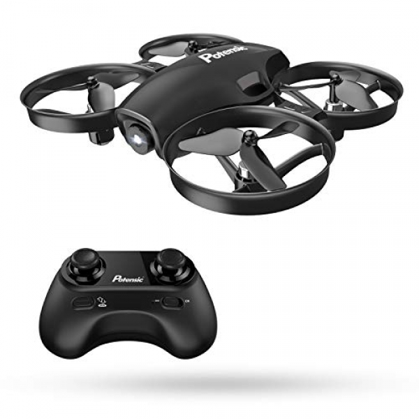 Drone for Kids,RC Mini Quadcopter Toy, Potensic A30,One Key Take-Off or Touchdown, Altitude Beget,Auto Hovering,Headless Mode,Boy Kids Toy, Removable Battery (Shadowy)