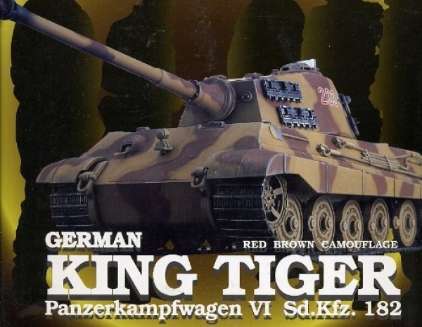 1/35 King Tiger Brown camouflage (elephantine aim RC tank)