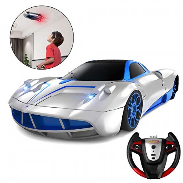 Remote Regulate Automobile, SHARKOOL 2019 Most popular Wall Climbing Automobile Twin Mode 360° Rotating Stunt High Tempo Rechargeable Lunge Toy Vehicles with LED Lights Handiest Items for All Adults and Teenagers