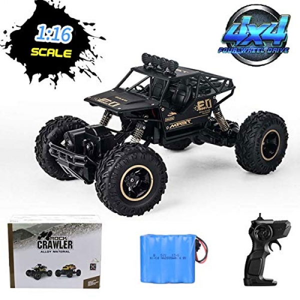 LBLA RC Truck 1/16 Scale Rechargeable Far away Modify Vehicle Crawler Off Avenue Monster RC Crawlers Toy RC Vehicle 2.four Ghz 4wd for Adults &