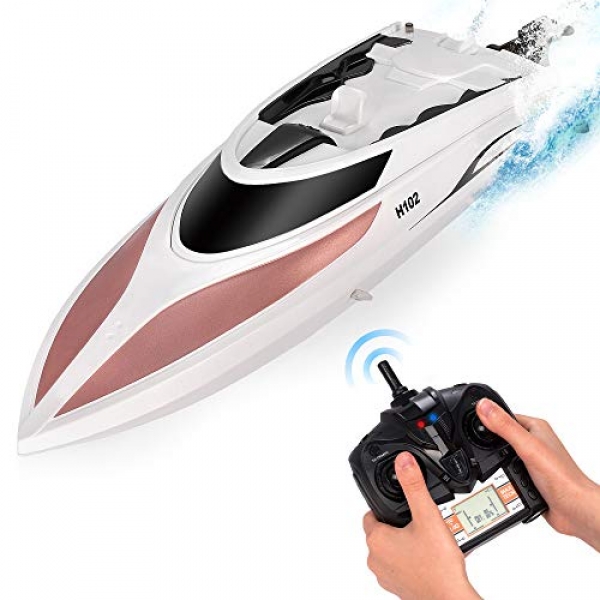RC Boat – Remote Adjust Boat for Early life and Adults – 20+ MPH Bustle – Sturdy Structure – Modern Parts –