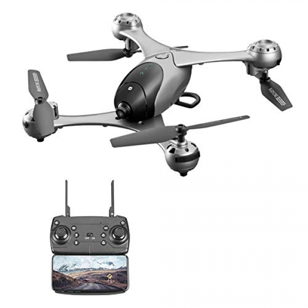 FAITHPRO M6 2.4G FPV Drone with WiFi 4K HD Camera Stay Video, Optical Crawl along with the saunter RC Quadcopter with Brushless Motors Apply Me Mode,